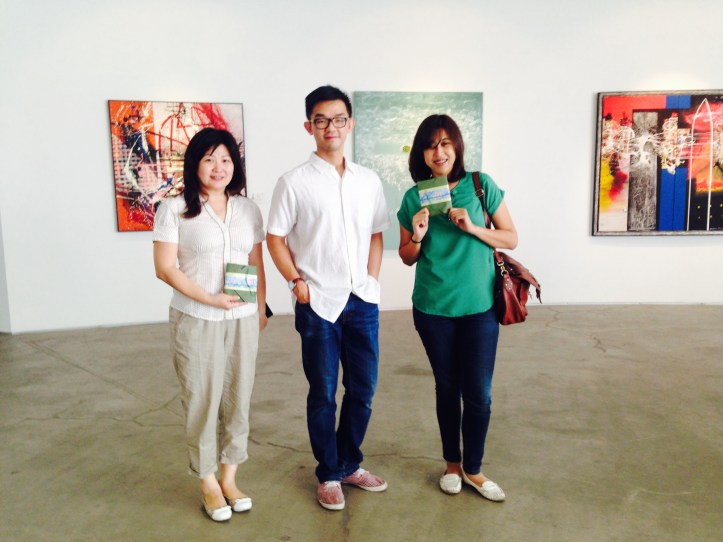 Ci Tien, Lao Shi Joe, and Me after the workshop.